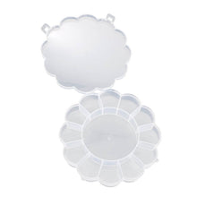 Round Compartment Plastic Storage Box (1 Pc) - dailyneed.life