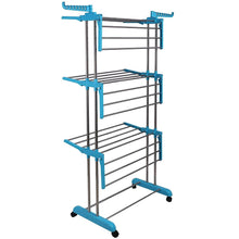 Premium Heavy Duty Stainless Steel 3 Layer Foldable Cloth Drying Stand (1 Set / With Brown Box) - dailyneed.life