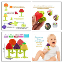 Silicone Fruit Teether Toy for Babies & Toddlers - dailyneed.life