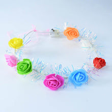 LED Flower Crown Headband – Multicolor Light-Up (1 Pc), Hair accessories - dailyneed.life