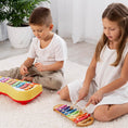 2 in 1 Baby Piano Xylophone Toy for Toddlers, 5 Multicolored Key Keyboard Xylophone Piano, Preschool Educational Musical Learning Instruments Toy for Baby Kids Girls Boys 3+ Years (1 Pc) - dailyneed.life