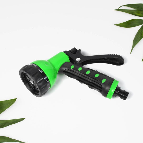 Hose Nozzle Garden Hose Nozzle Hose Spray Nozzle with 8 Adjustable Patterns Front Trigger Hose Sprayer Heavy Duty Metal Water Hose Nozzle for Cleaning, Watering, Washing, Bathing - dailyneed.life