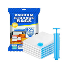 Vacuum Storage Bags with Suction Pump & Shirt clips - Vacuum Bags - Big Capacity Vacuum Seal Bags for Travel Clothes Blankets Pillows, Compression Bags | Space Saver Vacuum Storage Bags (5 Pcs Set) - dailyneed.life