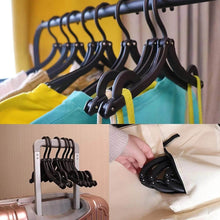 10 Pcs Portable Folding Clothes Hanger Creative Travel Easy to Carry Clothes Hanger for Adults and Children - dailyneed.life