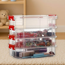 4-Layer Transparent Multipurpose Plastic Storage Box - dailyneed.life