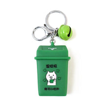 Trash Can Keychain Recycle Can Keyring Novelty Keychain Garbage Classification keyholder for and Adults - dailyneed.life