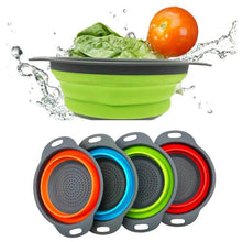 Round Sili Strain used in all kinds of household and official kitchen purposes as a Foldable utensil. - dailyneed.life