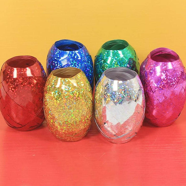 Curling Balloon Ribbon Roll for Gifts, Balloons & Crafts Pack of 6 (Multicolor) - dailyneed.life