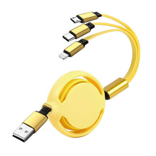 3 in 1 Retractable Charger Charging Cable (1 Pc / Mix Color) - dailyneed.life