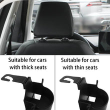 Car Headrest Backseat Organizer, 3 in 1 Automotive Cell Phone Drink cupholder Adapter with Headrest Hooks for Kids and Adults, Multifunctional Storage for Car Travel Accessories - dailyneed.life