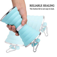 Silicone Collapsible Water Bottle for Camping & Sports (BPA Free, Leak Proof) - dailyneed.life