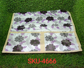 Microwave/Oven Top Cover with 4 Utility Pockets (Mix Design) - dailyneed.life