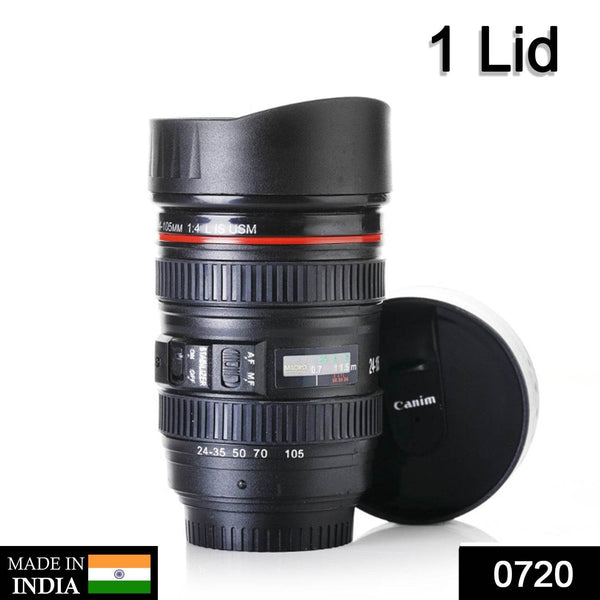 Camera Lens Shaped Coffee Mug Flask With Lid - dailyneed.life