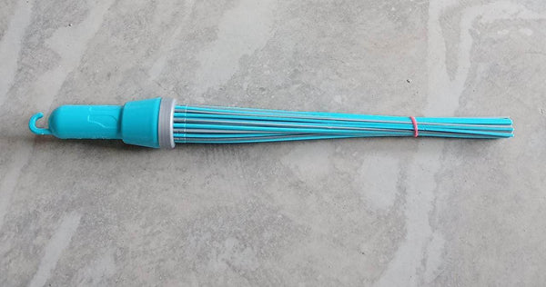 Plastic Hard Bristle Broom for Bathroom Floor Cleaning and Scrubbing, Wet and Dry Floor Cleaning - dailyneed.life