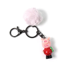 Cute Cartoon Keychain with Fluffy Pom (1 Pc / Mix Design) - dailyneed.life