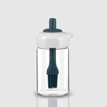 2 in 1 Glass Oil dispenser jar / Bottle with brush (1 Set) - dailyneed.life