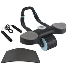 Abdominal Wheel Roller Widened Elbow Support Roller with Timer & Skipping Rope (1 Set) - dailyneed.life