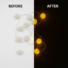 Battery Operated Rattan Ball String Decorative Fairy Lights - dailyneed.life