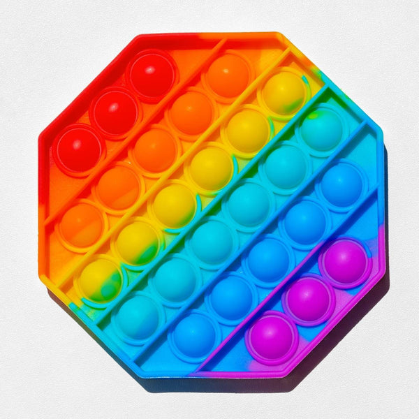 Octagon Shape Silicone Push Bubbles Toy for Autism Push Toy for Kids Fidget ping Sounds Toy - dailyneed.life