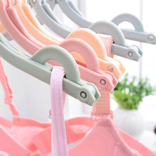 10 Pcs Portable Folding Clothes Hanger Creative Travel Easy to Carry Clothes Hanger for Adults and Children - dailyneed.life