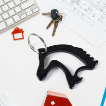 Metal Horse Face Shaped Keychain (1 Pc) - dailyneed.life