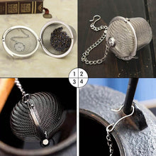 Stainless Steel Spice Tea Filter Herbs Locking Infuser Mesh Ball - dailyneed.life