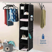 9 Shelf Hanging Closet Organizer with 5 Drawer Organizers - dailyneed.life