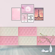 Pink 3D Adhesive wallpaper for living Room. Room Wall Paper Home Decor Self Adhesive Wallpaper - dailyneed.life