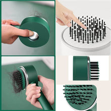 Air Cushion Massage Brush with Long Handle & Self-Cleaning Detangling Comb, Hair accessories - dailyneed.life