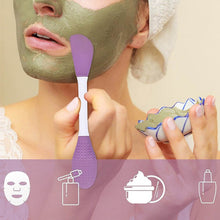 Double-Headed Silicone Mask Brush – Facial Cleansing & Mask Application Tool (1 Pc) - dailyneed.life