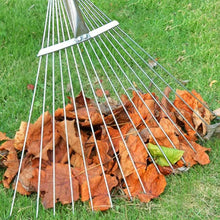 115-152 CM Rake for Gardening, Stainless Steel Telescopic Garden Rake for Quick Clean Up of Lawn and Yard, Adjustable Rake Claws Spacing Garden Broom with Long Handle for Clean Leaves (MOQ :- 12 pc) - dailyneed.life