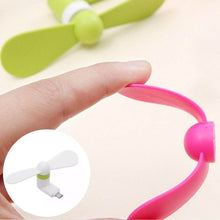 mini USB fan For Having cool air instantly, anywhere and anytime purposes (Micro Port / Mix Color) - dailyneed.life