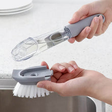 Dish Cleaning Brush with Built-in Liquid Soap Dispenser (1 Pc) - dailyneed.life