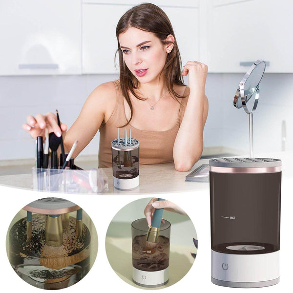 Automatic Makeup Brush Cleaner Fast Electric Brush Cleaner Hand Free Machine Super Clean Brush Washer & Brushes Organizer Tool (1 Pc) - dailyneed.life