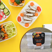 Plastic Square Lunch Box, Kitchen Containers Set (3 Pcs Set) - dailyneed.life