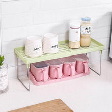 Folding Storage Organizer Stack Shelf Rack (1 Pc) - dailyneed.life