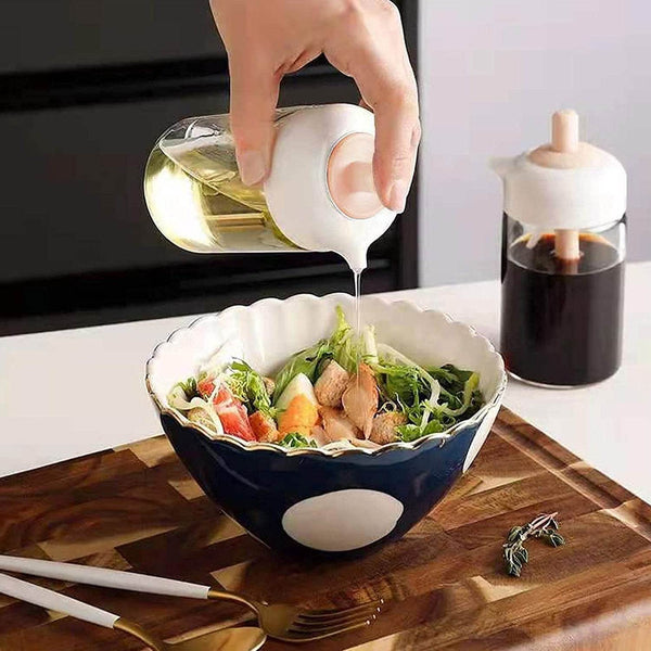 Oil Dispenser with Silicone Oil Brush (1 Pc / With Brush / 250 ML Approx) - dailyneed.life