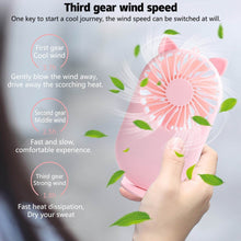 Handheld Mini Fan - USB Personal Fan with Bracket, Pocket-Sized Desktop Fan (Battery Not Included) - dailyneed.life