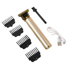 Men's Hair Trimmer & Beard Clipper with 4 Adjustable Blades & Cleaning Brush, Hair accessories - dailyneed.life