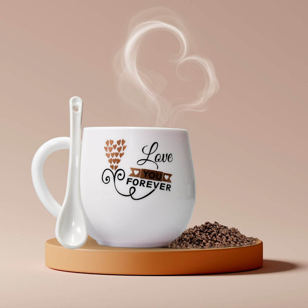 Multi design coffee Mug With Spoon and box packing. Ceramic Mugs to Gift your Best Friend Tea Mugs Coffee Mugs Microwave Safe (1 Pc / Mix Color) - dailyneed.life