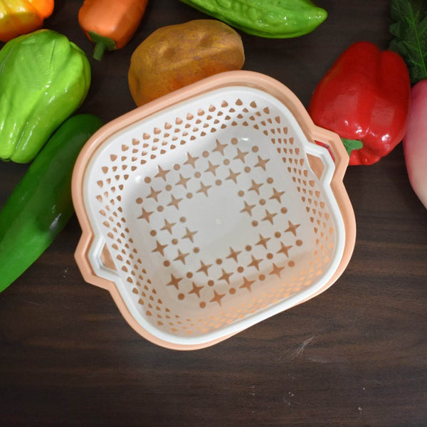 2 In 1 Basket Strainer To Rinse Various Types Of Items Like Fruits, Vegetables Etc. - dailyneed.life