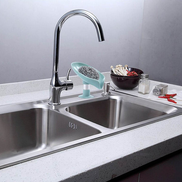 Self Draining Soap Holder for Bathroom Leaf Shape Soap Tray - dailyneed.life