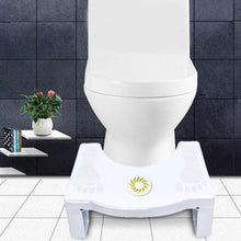 Plastic Non-Slip Folding Toilet Squat Stool - White Color - dailyneed.life