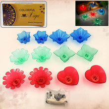 Magical Reflection Diya Set with 6 Attractive Design Cup Set Of 12 Pieces, Diwali - dailyneed.life