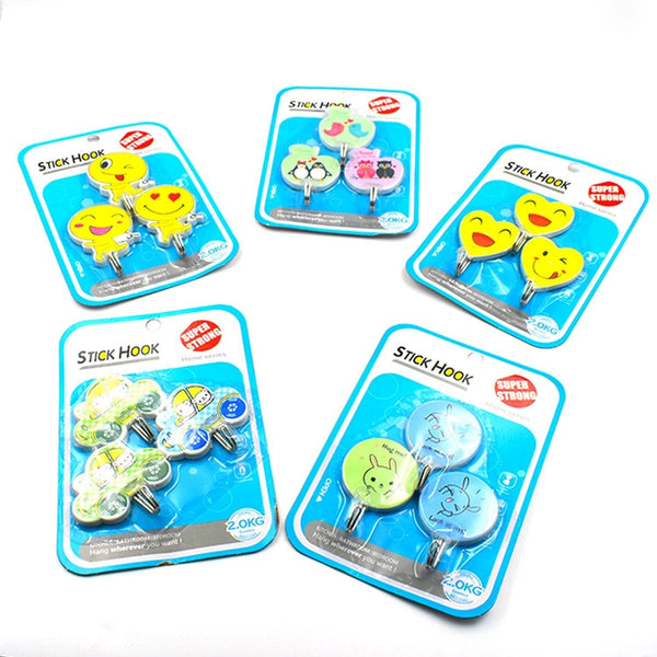 Plastic Self-Adhesive Kitchen 3Pc Hooks - dailyneed.life