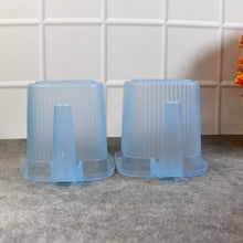 Plastic Transparent Bathroom Water Mug (4 pc / Mix colour / 1000 ML) - dailyneed.life