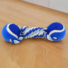 Durable Cotton Rope Dog Toy Two-Way Ball Design (1 Pc) - dailyneed.life