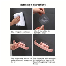 Bathroom Towel Slipper Hanging Rack Self Adhesive Wall Mounted (1 Pc) - dailyneed.life