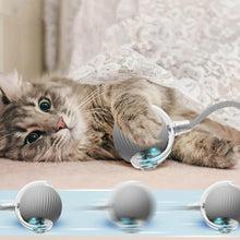 Rechargeable Interactive Cat Toy Ball with Detachable Braided Tail and LED Light (1 Pc) - dailyneed.life