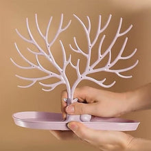 Plastic Jeweller Organizer Earring Holder and Necklace Rack With Drawer (1 Pc) - dailyneed.life